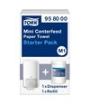 Tork M1 Starter Pack Mini Centerfeed (100130 og dispenser 558000)